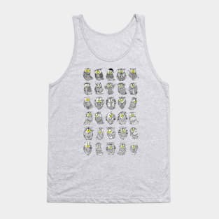 Sleepy Owls Tank Top